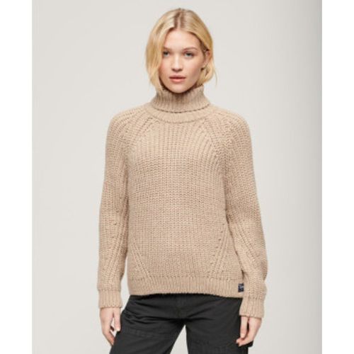 W6110397A Pull en tricot ample avec col rabattu (XS), Casuel, Acrylique, Manche longue - Superdry - Modalova