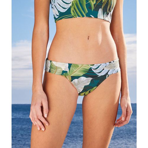 Braguita bikini estampado tropical - HAILEY - 38 - Azul - Mujer - Etam - Modalova