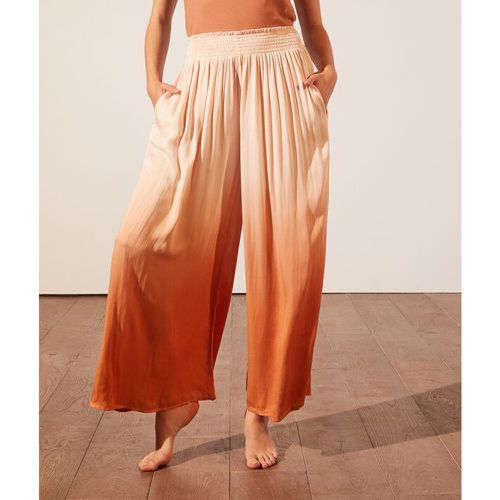 Pantalon de pyjama évasé - DEEPDYE - XS - Naranja - Mujer - Etam - Modalova