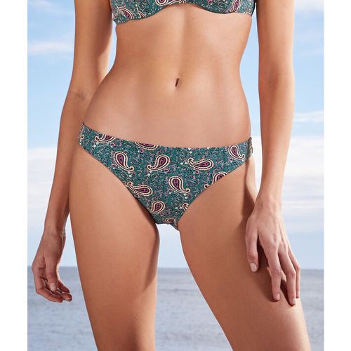Braguita bikini estampada - GOLDEN - 36 - Verde - Mujer - Etam - Modalova
