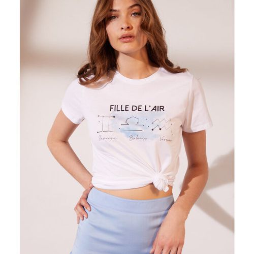 Camiseta estampada 'fille de l'air' - AIR - XS - - Mujer - Etam - Modalova