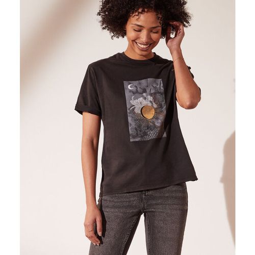 Camiseta estampado astral - LUNE - XS - Gris - Mujer - Etam - Modalova