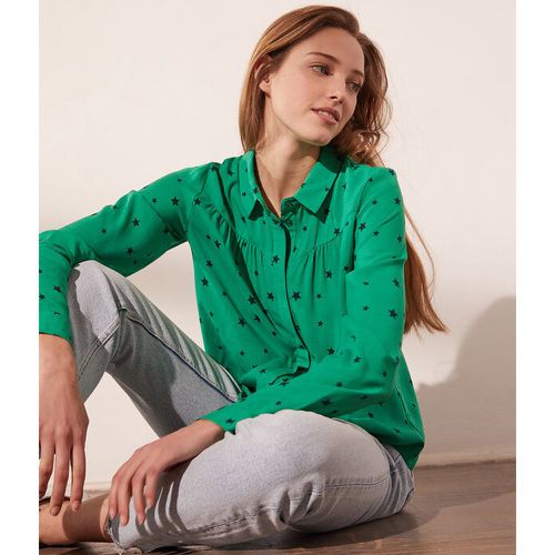 Camisa estampado estrellas - STELLA - 34 - Verde - Mujer - Etam - Modalova
