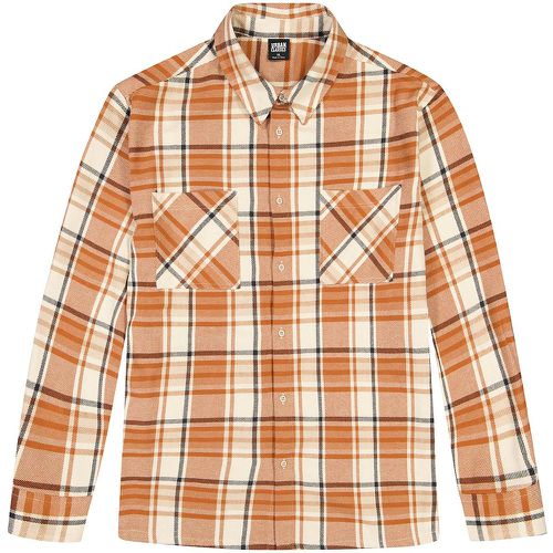 Long Oversized Checked Leaves Shirt, / - Urban Classics - Modalova