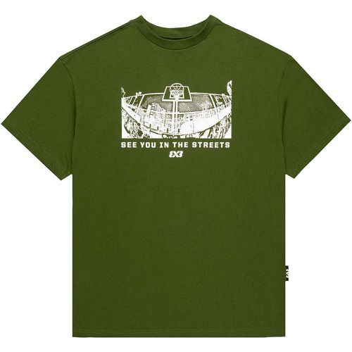 X3 DOWNTOWN T-SHIRT, DARK GREEN - 3x3 - Modalova