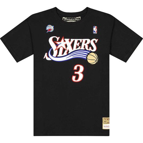 NBA PHILADELPHIA 76ERS ALLEN IVERSON N&N T-SHIRT, nero - Mitchell And Ness - Modalova