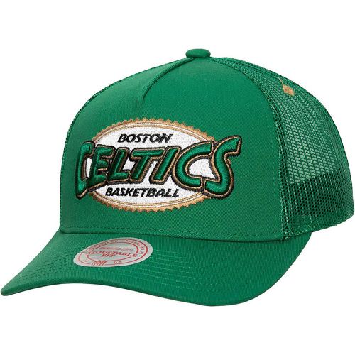 NBA BOSTON TEAM SEAL TRUCKER CAP, verde/ - Mitchell And Ness - Modalova