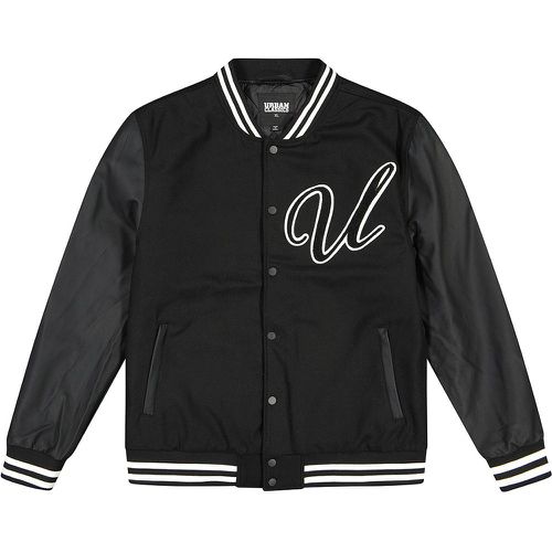 Big U College Jacket, nero - Urban Classics - Modalova