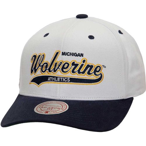 NCAA MICHIGAN WOLVERINES TAIL SWEEP PRO SNAPBACK CAP - Mitchell And Ness - Modalova