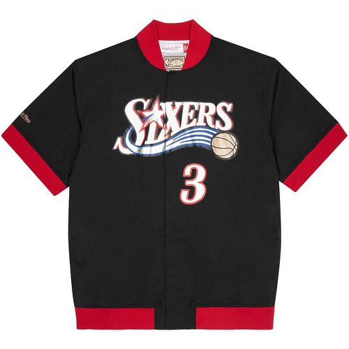 NBA OFF COURT SS N&N WARM UP JACKET 76ERS ALLEN IVERSON - Mitchell And Ness - Modalova