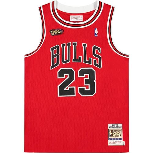 NBA CHICAGO BULLS 1997-98 AUTHENTIC AWAY JERSEY MICHAEL JORDAN - Mitchell And Ness - Modalova