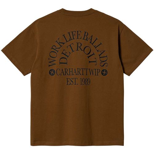 S/S Work Varsity T-Shirt, / nero - Carhartt WIP - Modalova