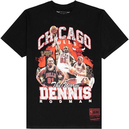 NBA CHICAGO BULLS DENNIS RODMAN BLING T-SHIRT - Mitchell And Ness - Modalova