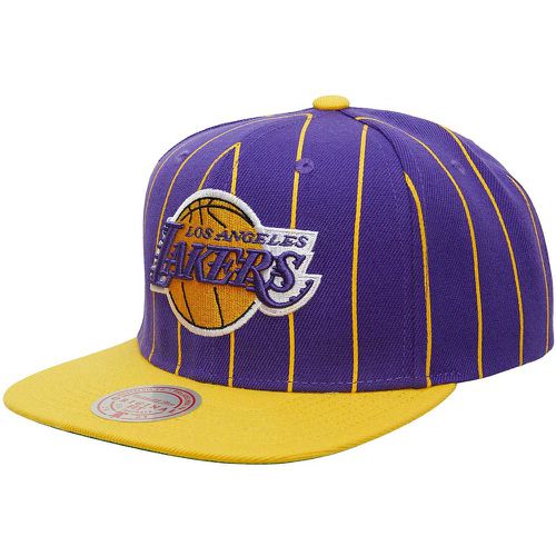 NBA LOS ANGELES LAKERS TEAM PINSTRIPE SNAPBACK CAP - Mitchell And Ness - Modalova