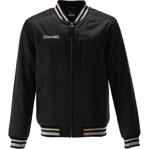 Spalding Logo Bomber Jacket, black - Spalding - Modalova