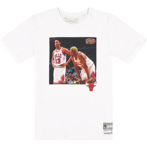 NBA CHICAGO BULLS PLAYER PHOTO PIPPEN & RODMAN T-SHIRT, bianco - Mitchell And Ness - Modalova