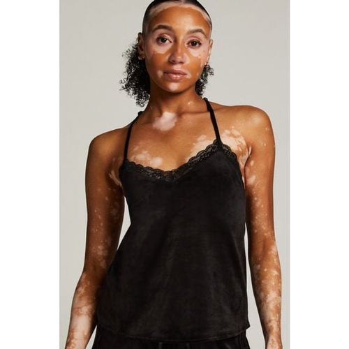 Hunkemöller Velvet Lace Cami Black - Hunkemöller - Modalova