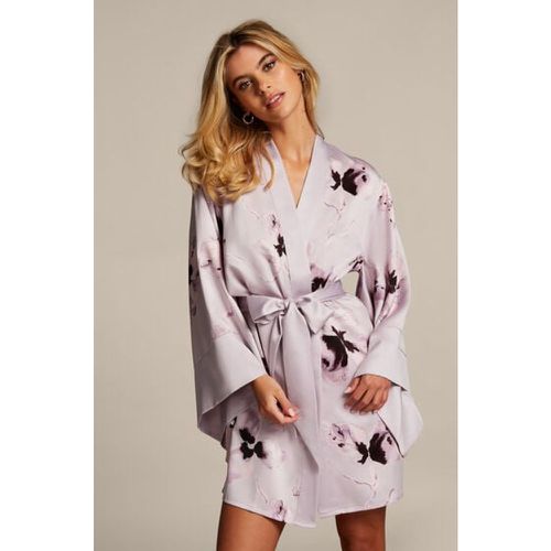 Hunkemöller Satin Kimono Purple - Hunkemöller - Modalova