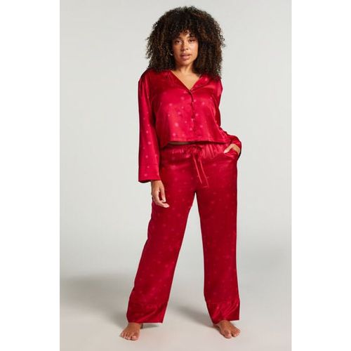 Hunkemöller Satin Trousers Red - Hunkemöller - Modalova