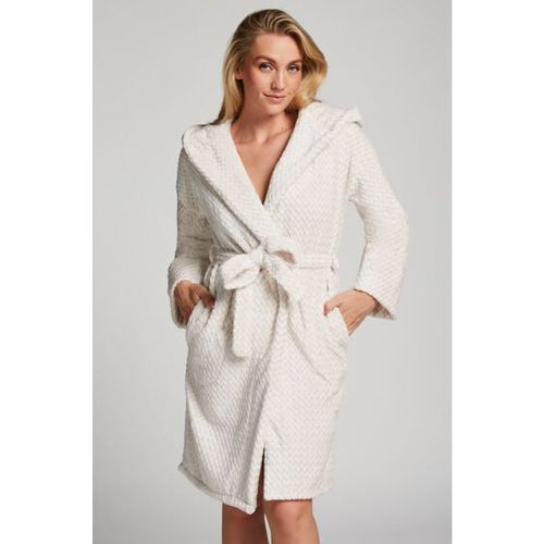 Hunkemöller Fleece Bathrobe Beige - Hunkemöller - Modalova