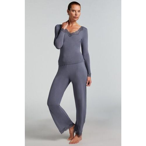 Hunkemöller Pajama Set Grey - Hunkemöller - Modalova