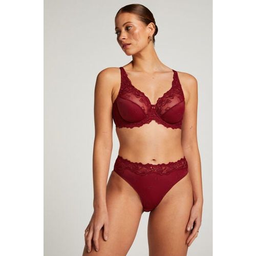 Hunkemöller Diva High Knickers Red - Hunkemöller - Modalova