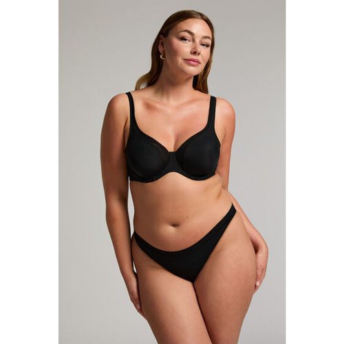 Hunkemöller Tanga Mesh Negro - Hunkemöller - Modalova