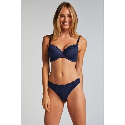 Hunkemöller Tanga Marine Azul - Hunkemöller - Modalova