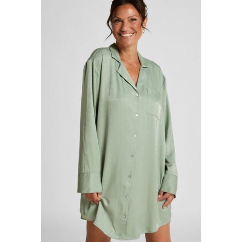 Vestido camisero de satén Ayla - Hunkemöller - Modalova