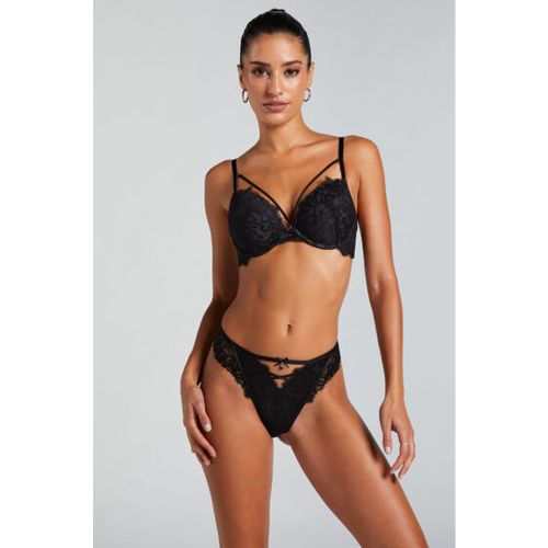 Hunkemöller Tanga Char Negro - Hunkemöller - Modalova