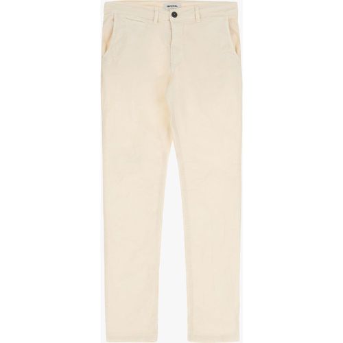 Pantaloni slim-fit con tasche verticali e abrasioni - Imperial - Modalova