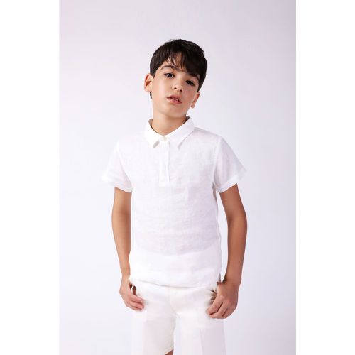 Camicia bambino monocolour con abbottonatura parziale - Imperial - Modalova
