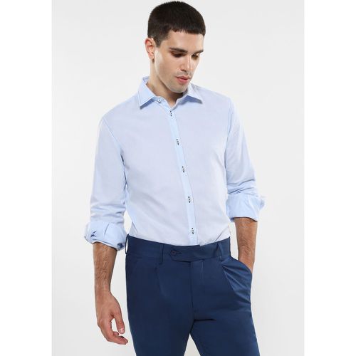 Camicia in puro cotone con righino a contrasto - Imperial - Modalova