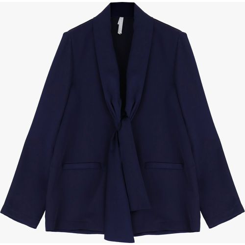 Blazer con sciarpa decorativa - Imperial - Modalova