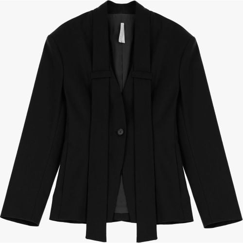 Blazer in tessuto fluido con cravatta aperta - Imperial - Modalova