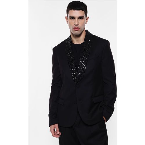 Blazer con rever decorato - Imperial - Modalova