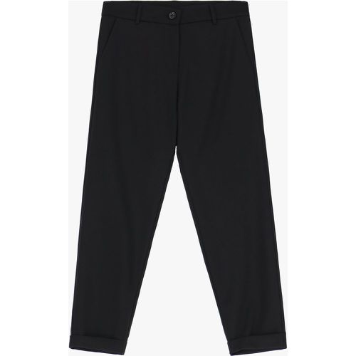 Pantaloni cropped con risvolto - Imperial - Modalova