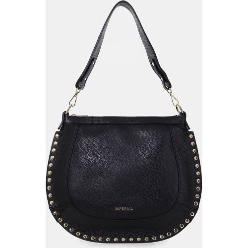 Borsa in pelle con dettagli metallici - Imperial - Modalova