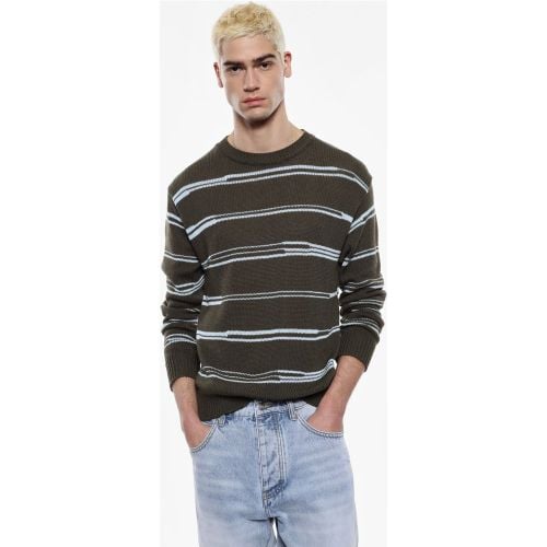 Pullover a righe con collo tondo - Imperial - Modalova