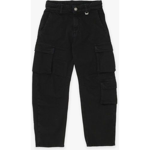 Pantaloni baggy bambino in cotone con tasche applicate - Imperial - Modalova