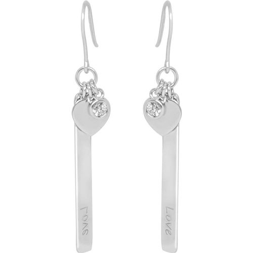 Orecchini pendenti in argento rodiato - ORO&CO 925 - Modalova