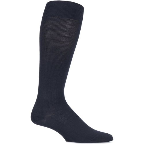 Pair Dark Navy Merino Wool Energizing Knee High Socks Men's 10-11 Mens - Falke - Modalova