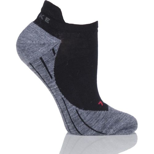 Pair / Grey RU4 Invisible Light Volume Ergonomic Cushioned Invisible Running Socks Ladies 2.5-3.5 Ladies - Falke - Modalova