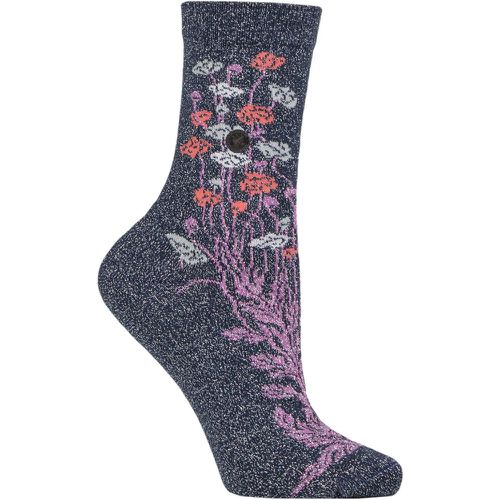 Women's 1 Pair Cotton Bling Flower Pattern Socks 3.5-5 Ladies - Birkenstock - Modalova