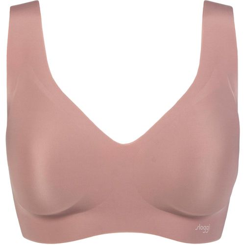 Women's Zero Feel Seamfree Bralette with Removable Pads Cacao Medium - Sloggi - Modalova