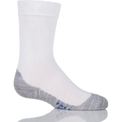 Pair White Active Sunny Days Cotton Sports Socks Kids Unisex 5.5-8 Teens (13-14 Years) - Falke - Modalova