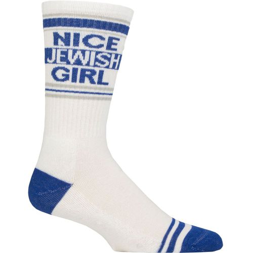 Pair Nice Jewish Girl Cotton Socks Multi One Size - Gumball Poodle - Modalova