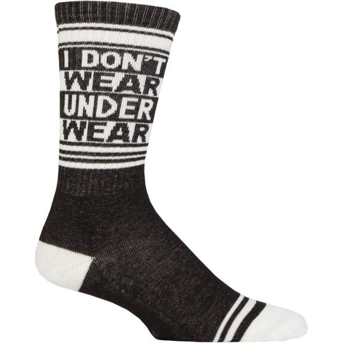 Pair I Don't Wear Underwear Cotton Socks Multi One Size - Gumball Poodle - Modalova