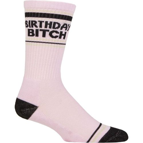 Pair Birthday Bitch Cotton Socks Multi One Size - Gumball Poodle - Modalova