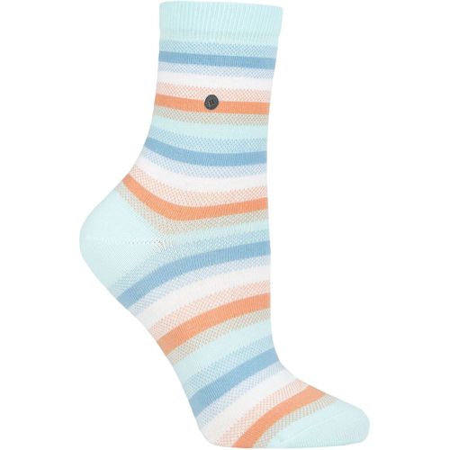 Women's 1 Pair Stripe Cotton Socks Light 3.5-7 Ladies - Burlington - Modalova